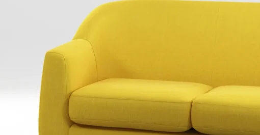 Butaca Tubby – Amarillo Retro