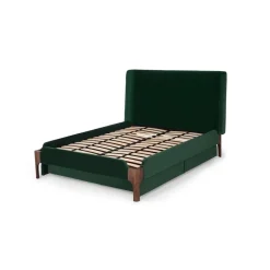Cama con Cajones de Almacenaje Roscoe – Terciopelo Verde Pino
