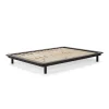 Cama con Plataforma Kano – Madera Tratada en Negro