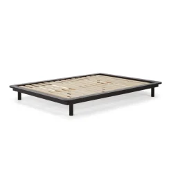 Cama con Plataforma Kano – Madera Tratada en Negro