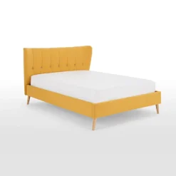Cama Europea Charley – Amarillo Yema
