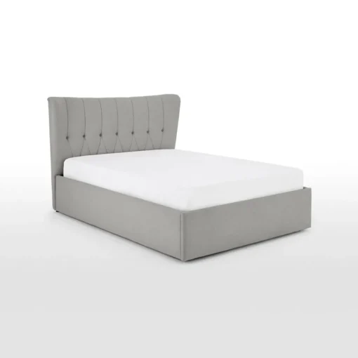 Cama Europea Otomana Charley – Gris
