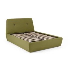 Cama Europea Otomana Edwin – Verde Enebro