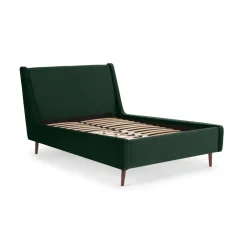 Cama Higgs – Terciopelo Verde Pino