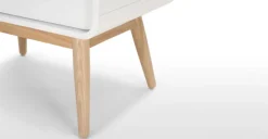 Cómoda Alta Esme – Blanco y Fresno