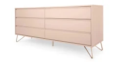 Cómoda Ancha Elona – Rosa Empolvado