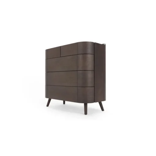 Cómoda con 5 Cajones Ada – Roble Oscuro