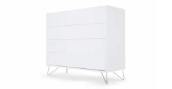 Cómoda Elona – Blanco Brillante