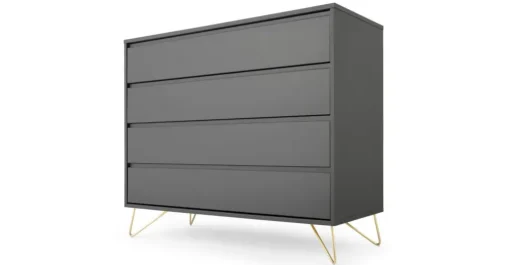 Cómoda Elona – Gris Carbón