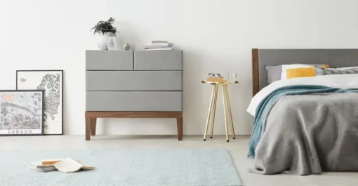 Cómoda Lansdowne – Nogal y Gris Garza