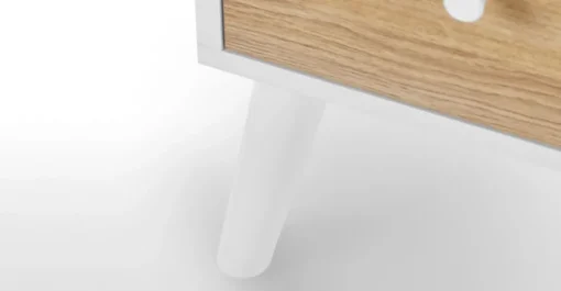 Cómoda Larsen – Efecto Roble & Blanco
