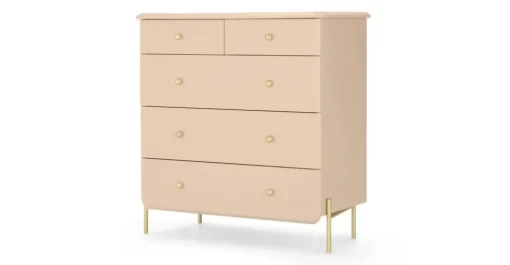 Cómoda Maddie – Rosa y Dorado