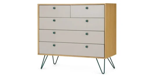 Cómoda Multi Dotty – Roble y Gris
