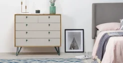 Cómoda Multi Dotty – Roble y Gris