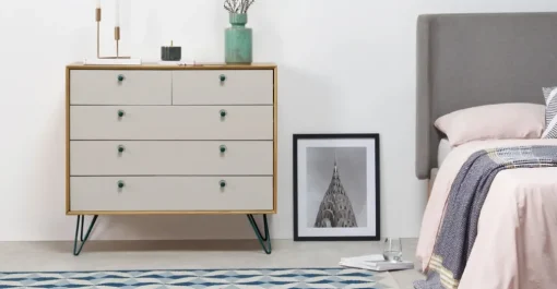 Cómoda Multi Dotty – Roble y Gris