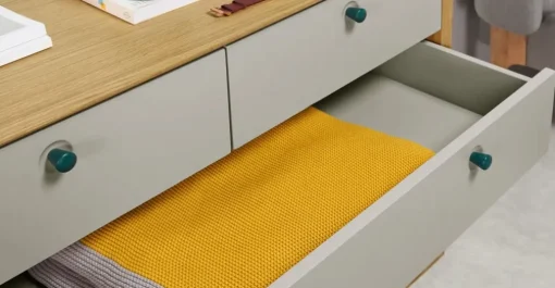 Cómoda Multi Dotty – Roble y Gris