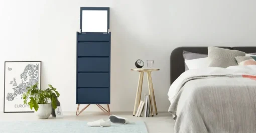 Cómoda Tocador Elona – Azul Oscuro