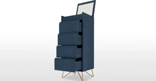 Cómoda Tocador Elona – Azul Oscuro