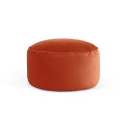 Cojín de Suelo de Terciopelo Lux – Naranja
