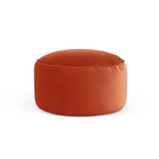 Cojín de Suelo de Terciopelo Lux – Naranja