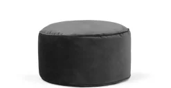Cojín de Suelo de Terciopelo Lux – Gris
