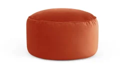 Cojín de Suelo de Terciopelo Lux – Naranja