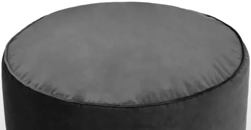 Cojín de Suelo de Terciopelo Lux – Gris
