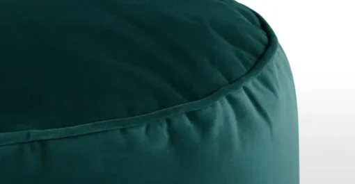 Cojín de Suelo de Terciopelo Lux – Verde