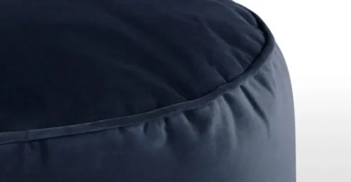 Cojín de Suelo de Terciopelo Lux – Azul Real