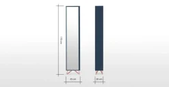 Columna para baño Elona – Azul oscuro y cobre