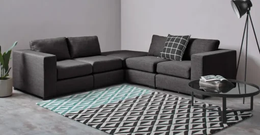 Conjunto de Seccional Modular Mortimer – Gris Foca