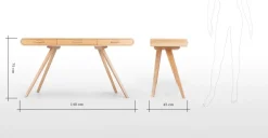 Consola escritorio Fonteyn – Roble