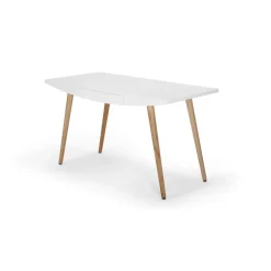 Escritorio Camber – Blanco y Roble
