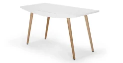 Escritorio Camber – Blanco y Roble