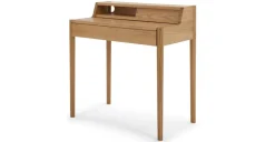 Escritorio Compacto Leonie – Roble