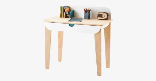 Escritorio Ligne Seventies – Blanco y Azul