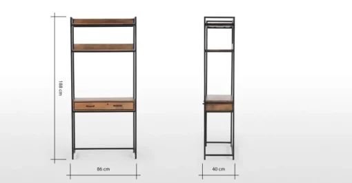 Escritorio Modular Lomond – Mango y negro