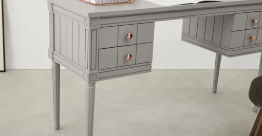Escritorio Vintage Bourbon – Gris