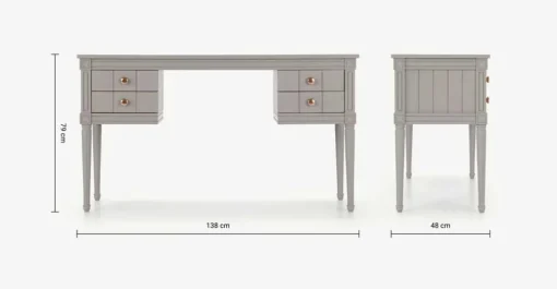 Escritorio Vintage Bourbon – Gris