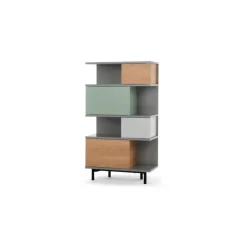 Estantería alta Fowler – Roble multicolor