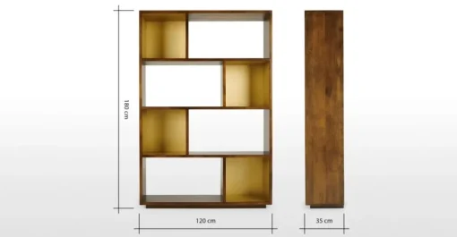 Estantería Ancha Anderson – Caramelo