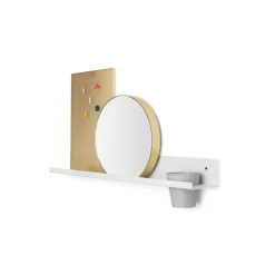 Estantería con accesorios Assembly de Tom Pigeon – Blanco
