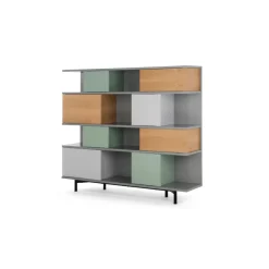 Estantería grande Fowler – Roble multicolor