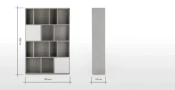 Estantería grande Stretto – Gris