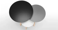 Juego de 3 Mesas Auxiliares Orion – Gris