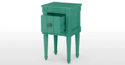 Juego de 2 Mesitas de Noche Vintage Bourbon – Verde