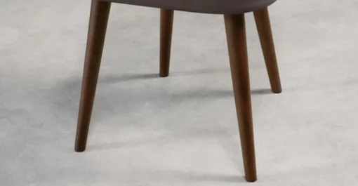 Juego de 2 sillas de comedor Lule – Terciopelo gris claro y gris oscuro