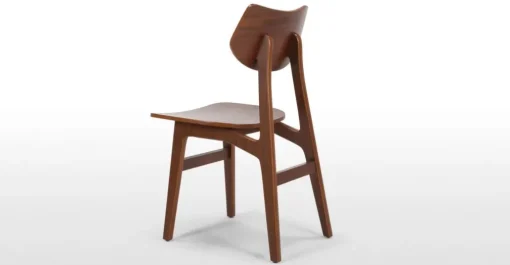 Juego de 2 sillas de comedor Jacob – Nogal natural