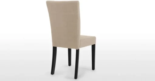 Juego de 2 sillas de comedor Flynn – Beis Biscuit y negro