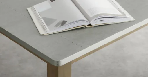 Juego de Comedor de Bancos Fawn – Zinc y Madera